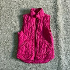 G.H. Bass & Co XS Pink Quilted Vest